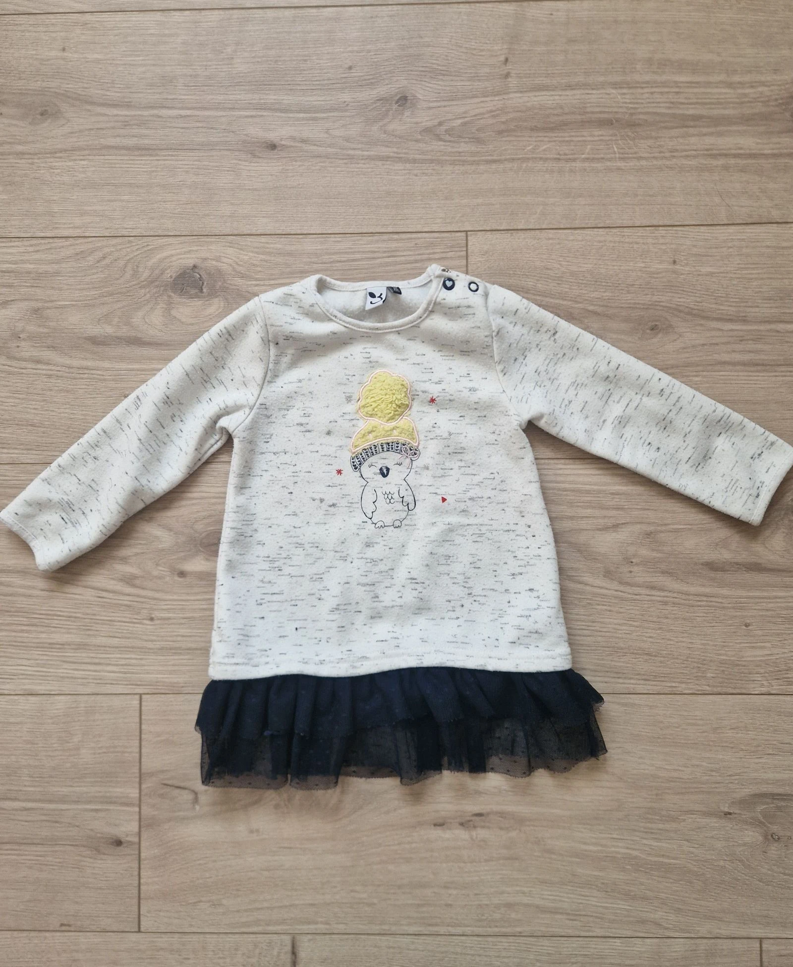 ⭐ Robe – 3 Pommes – bébé fille – 9-12 mois / 80 cm – bon état
